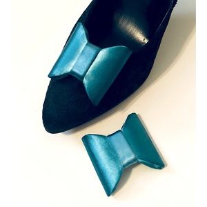 Vintage Satin Shoe Clips